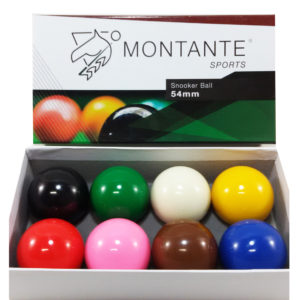 Jogo de Bolas de Sinuca Faixadas 54mm – Montante Sports