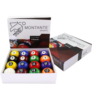 Jogo De Bolas Montante 50mm Estilo Belga P/ Bilhar Sinuca