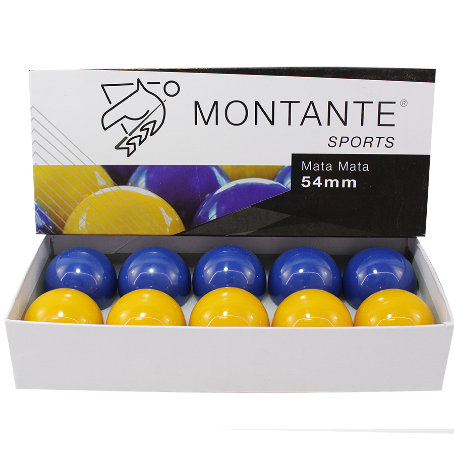 Jogo Bolas Mata Mata 54mm Amarelo E Azul P/ Bilhar Sinuca